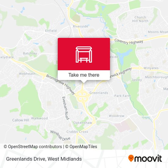 Greenlands Drive map