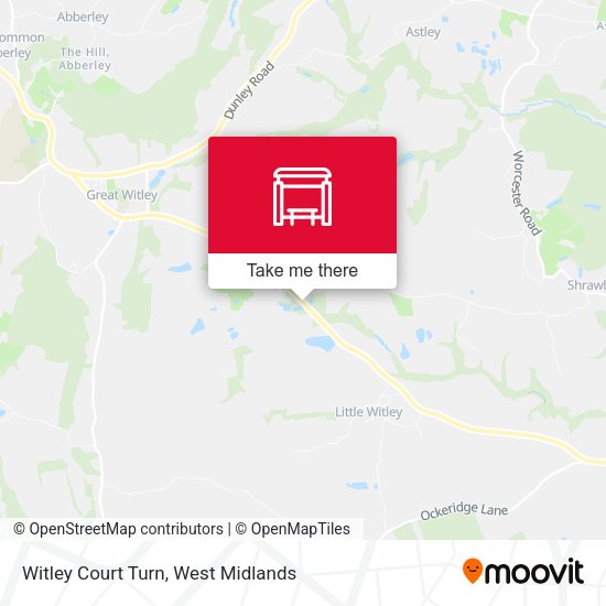 Witley Court Turn map