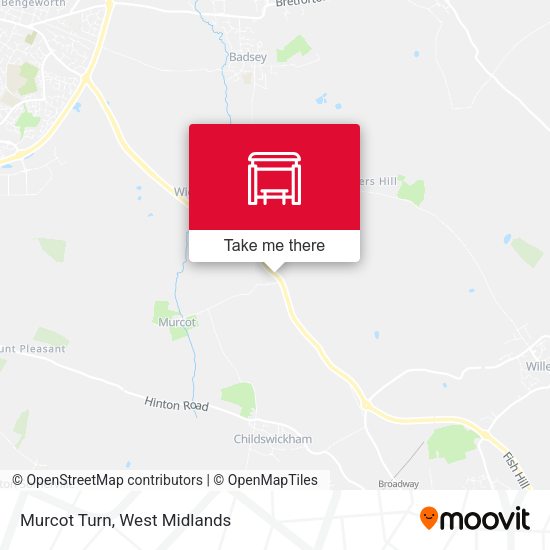 Murcot Turn map