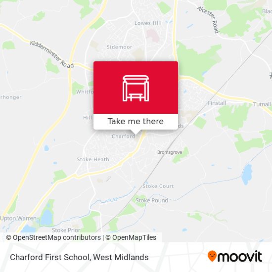 Charford First School map