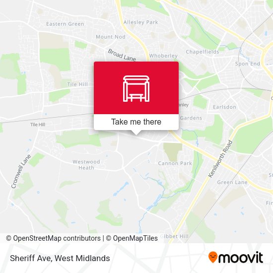 Sheriff Ave map
