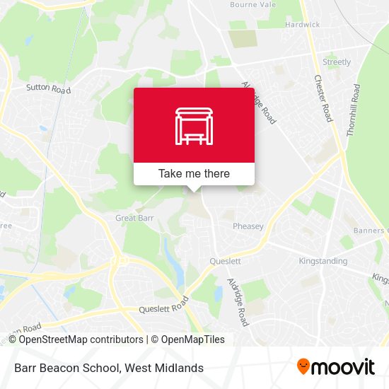 Barr Beacon School map
