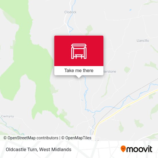 Oldcastle Turn map