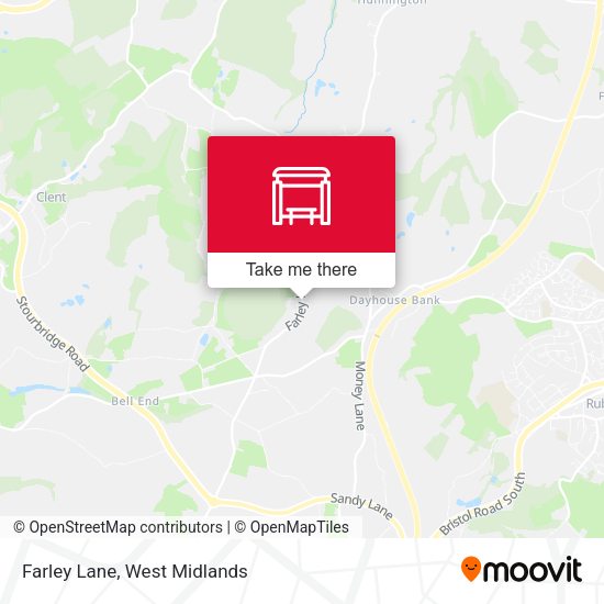 Farley Lane map