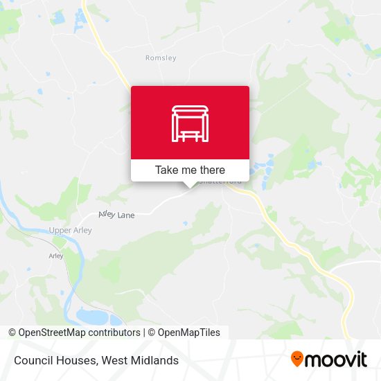 Council Houses map