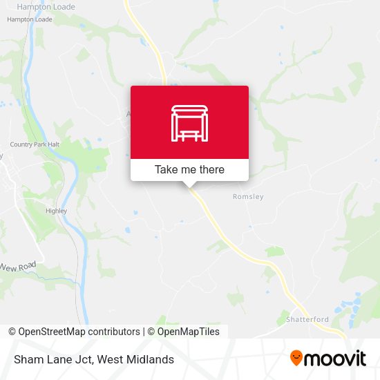 Sham Lane Jct map