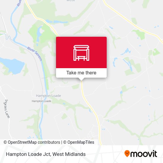 Hampton Loade Jct map