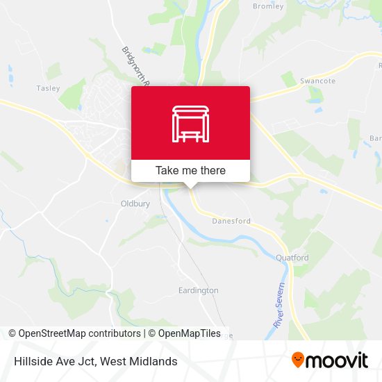 Hillside Ave Jct map