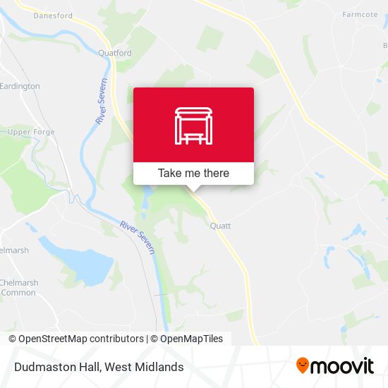 Dudmaston Hall map