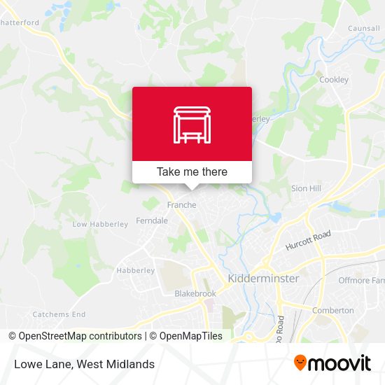 Lowe Lane map