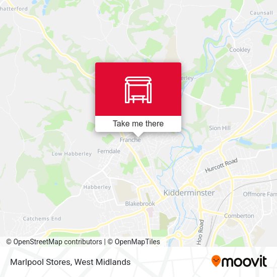 Marlpool Stores map