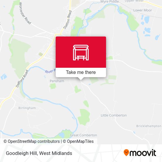Goodleigh Hill map