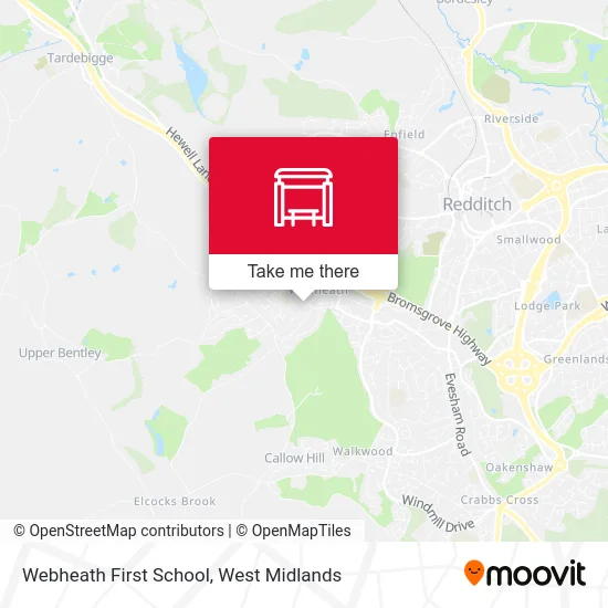 Webheath First School map