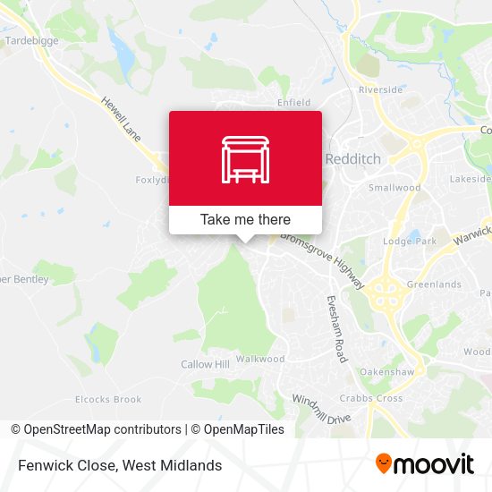 Fenwick Close map