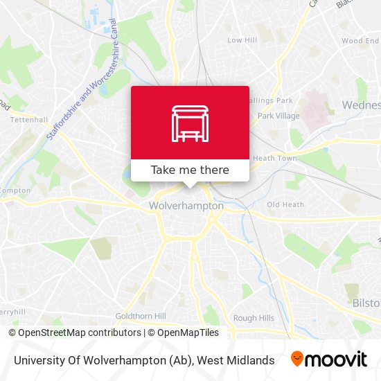 University Of Wolverhampton (Ab) map