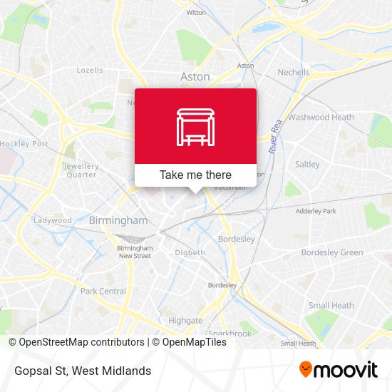 Gopsal St map