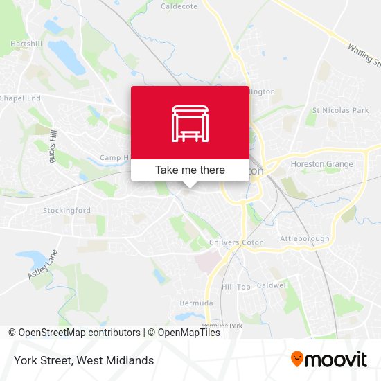 York Street map
