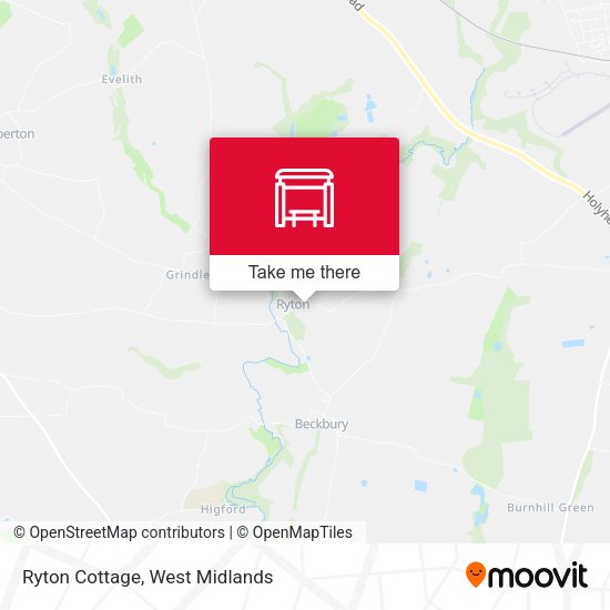 Ryton Cottage map