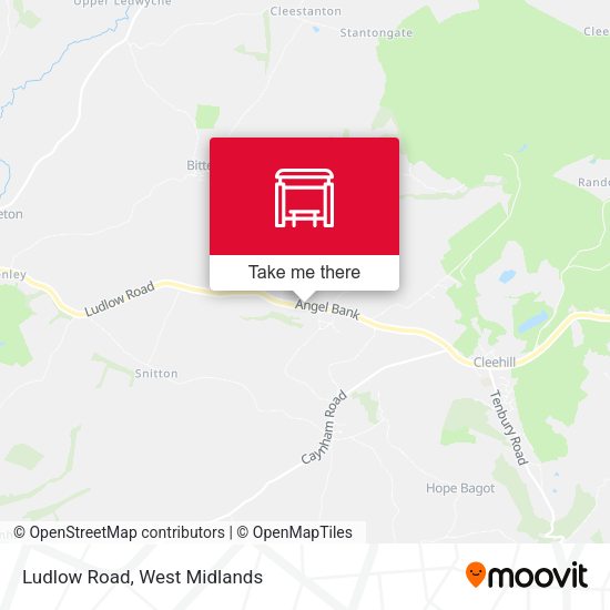 Ludlow Road map