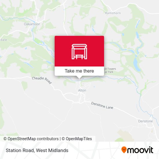Station Road map