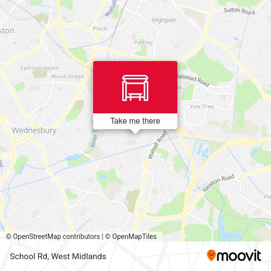 School Rd map