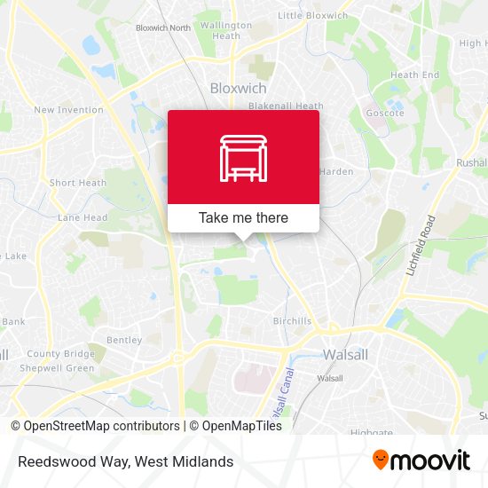 Reedswood Way map