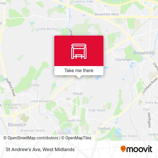 St Andrew's Ave map