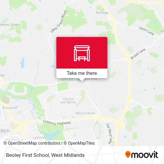 Beoley First School map
