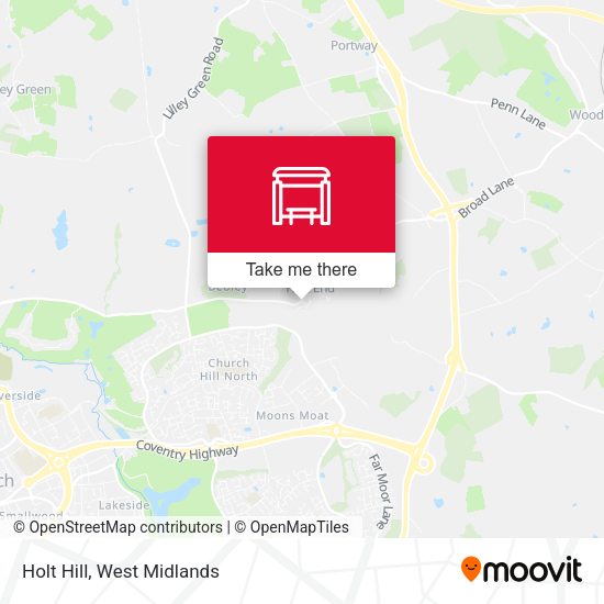 Holt Hill map