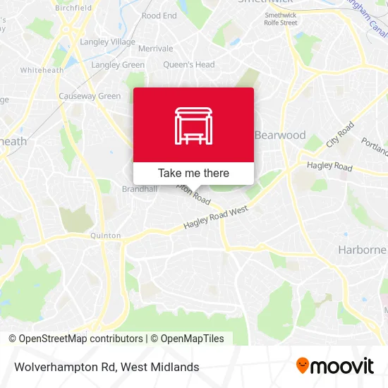 Wolverhampton Rd map