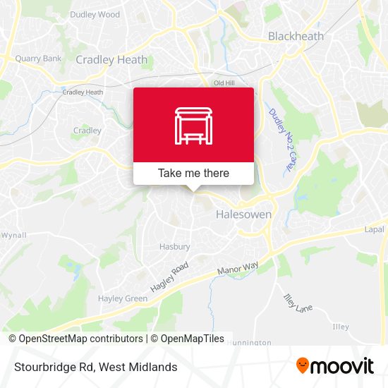 Stourbridge Rd map