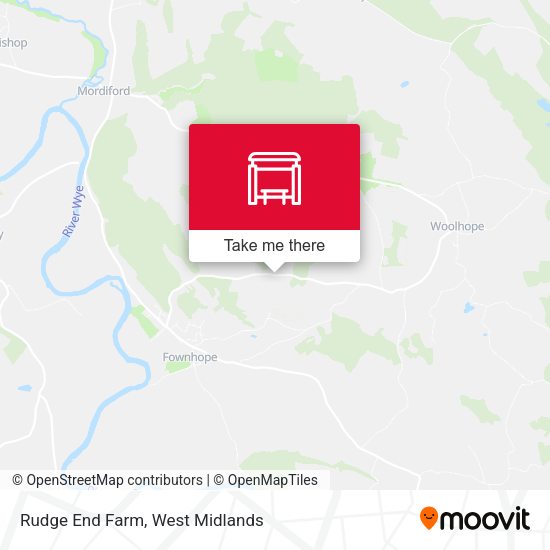 Rudge End Farm map