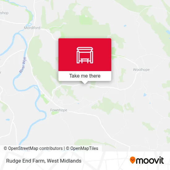 Rudge End Farm map