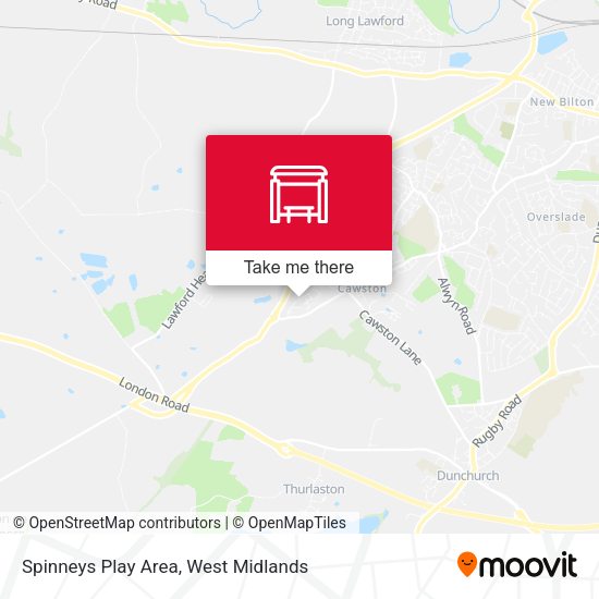 Spinneys Play Area map