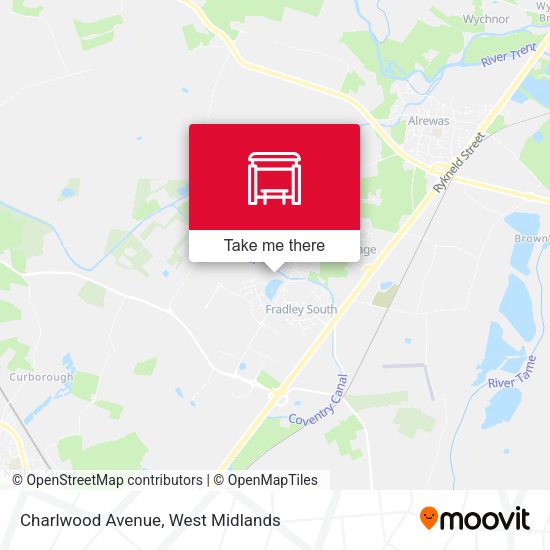 Charlwood Avenue map
