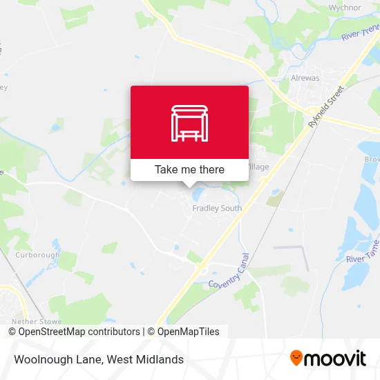 Woolnough Lane map