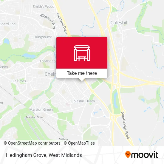 Hedingham Grove map