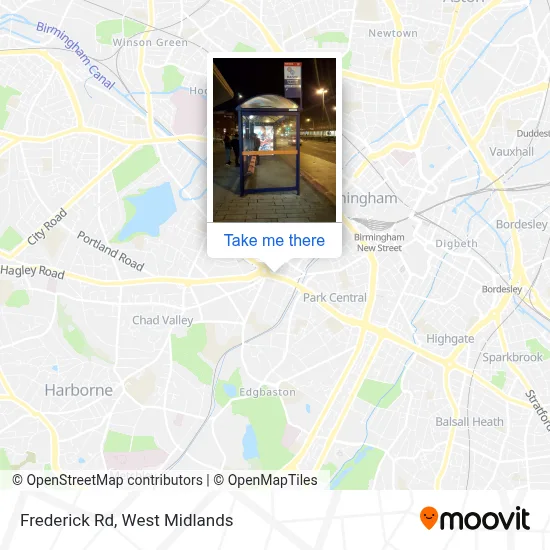 Frederick Rd map