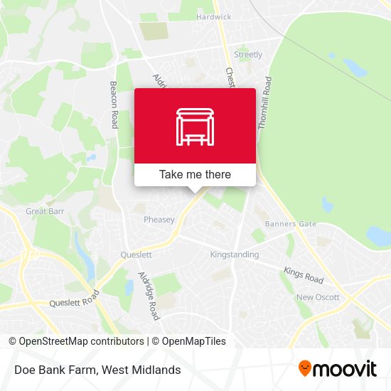 Doe Bank Farm map