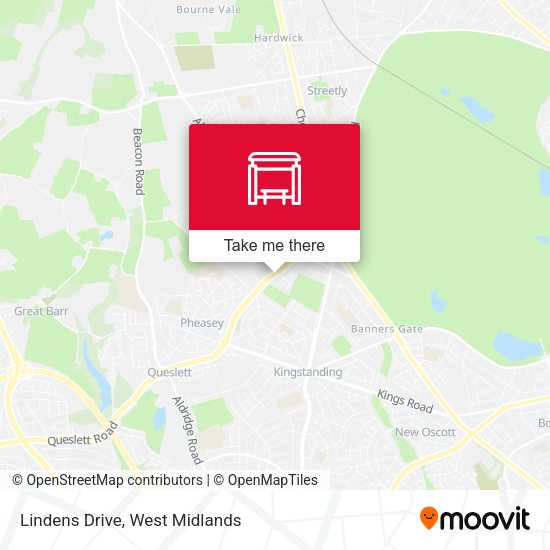 Lindens Drive map