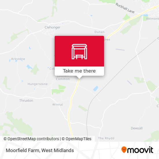 Moorfield Farm map