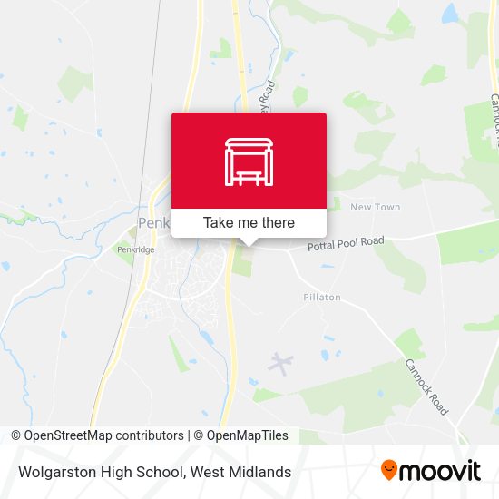 Wolgarston High School map