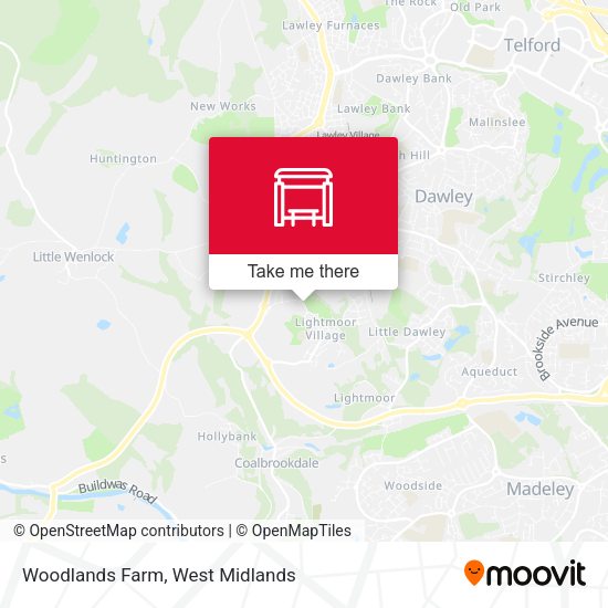 Woodlands Farm map