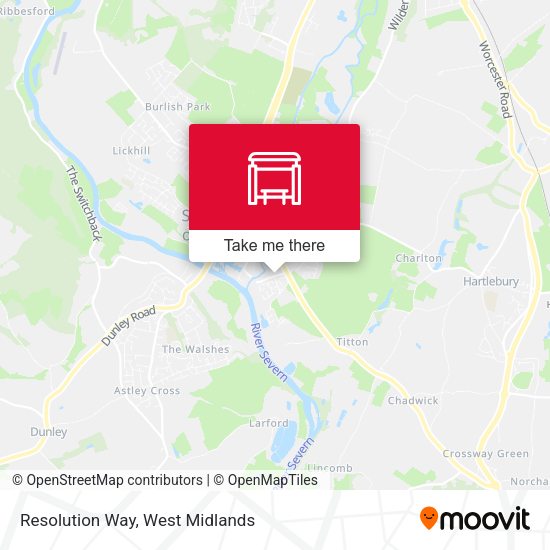 Resolution Way map