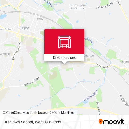 Ashlawn School map
