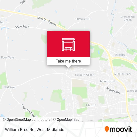 William Bree Rd map