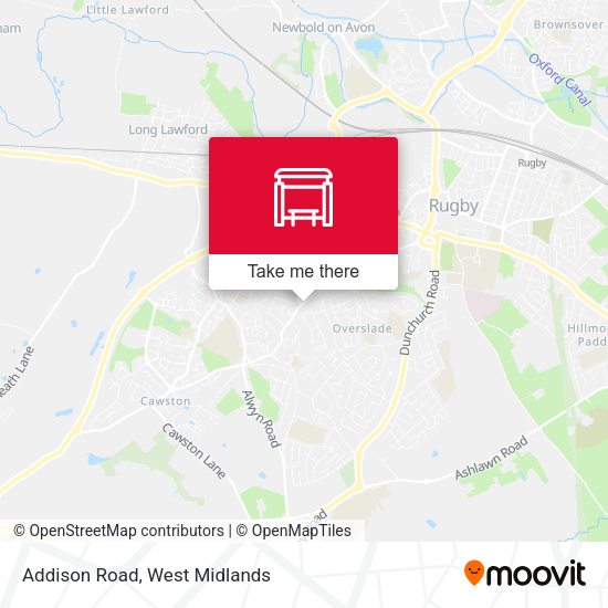 Addison Road map