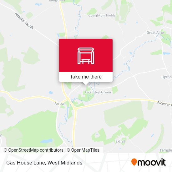 Gas House Lane map