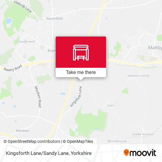 Kingsforth Lane/Sandy Lane map