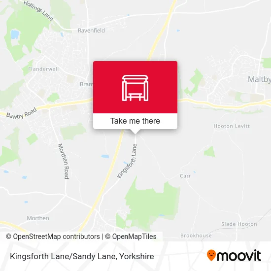 Kingsforth Lane/Sandy Lane map